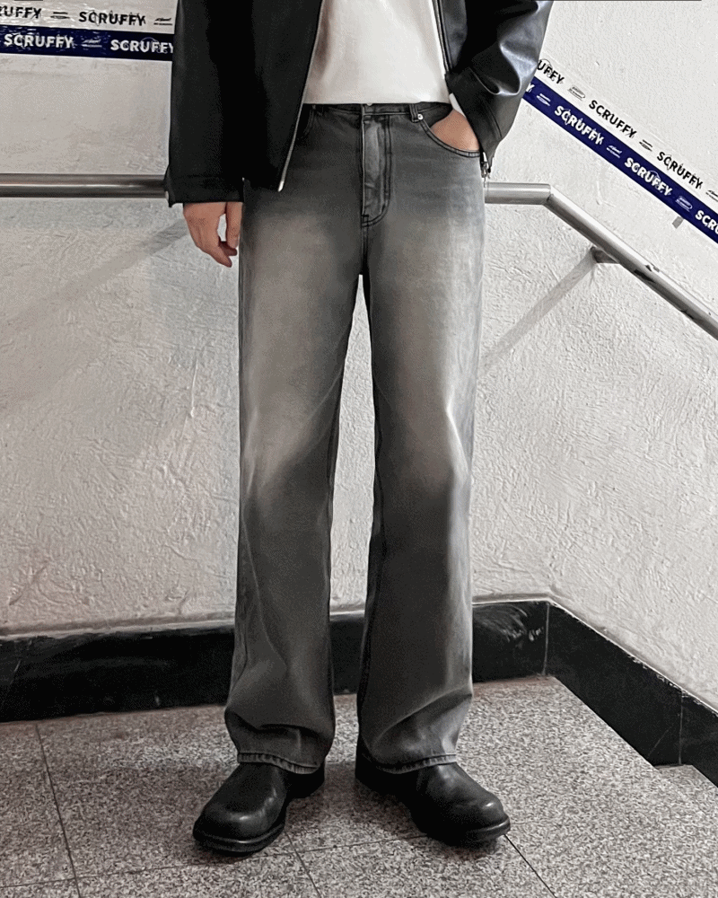 GROUPMAREK [GMK] Wide Leg Jeansパンツ